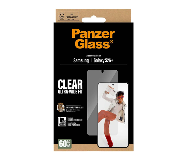 PanzerGlass Ultra-Wide Fit EasyAligner do Samsung Galaxy S26+ - 1538975 - zdjęcie 4